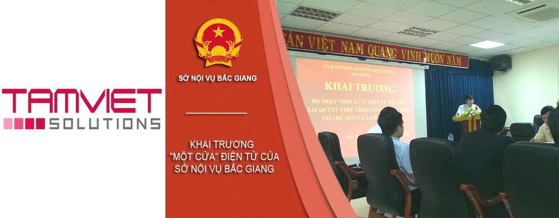 Khai trương “Một cửa” điện tử Sở Nội vụ tỉnh Bắc Giang