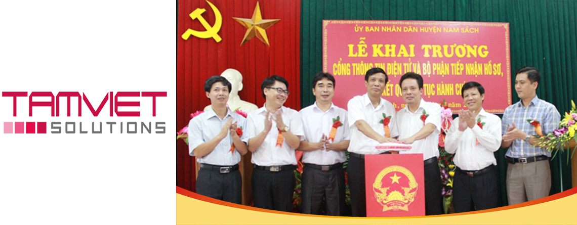 Nam Sách khai trương Bộ phận tiếp nhận và trả kết quả